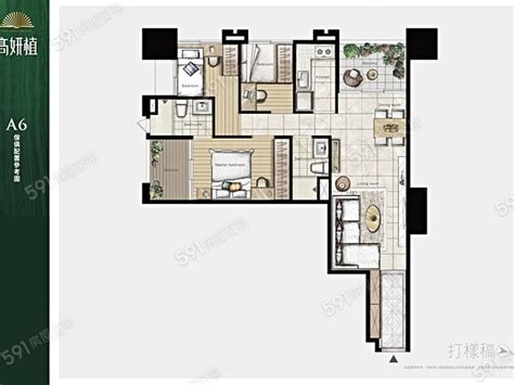 植建築|【植建築】開價157~170萬/坪，格局規劃1房